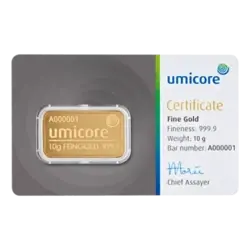 10 gram Gold Bar - Umicore
