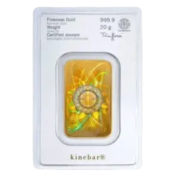 20 gram Gold Bar - Heraeus - Kinebar series