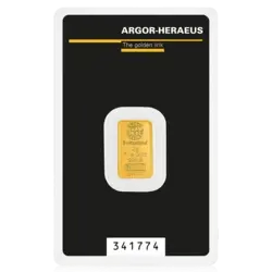 2 gramme lingotin d'or - Argor-Heraeus