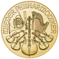 1/2 ounce Gold Coin - Philharmonic