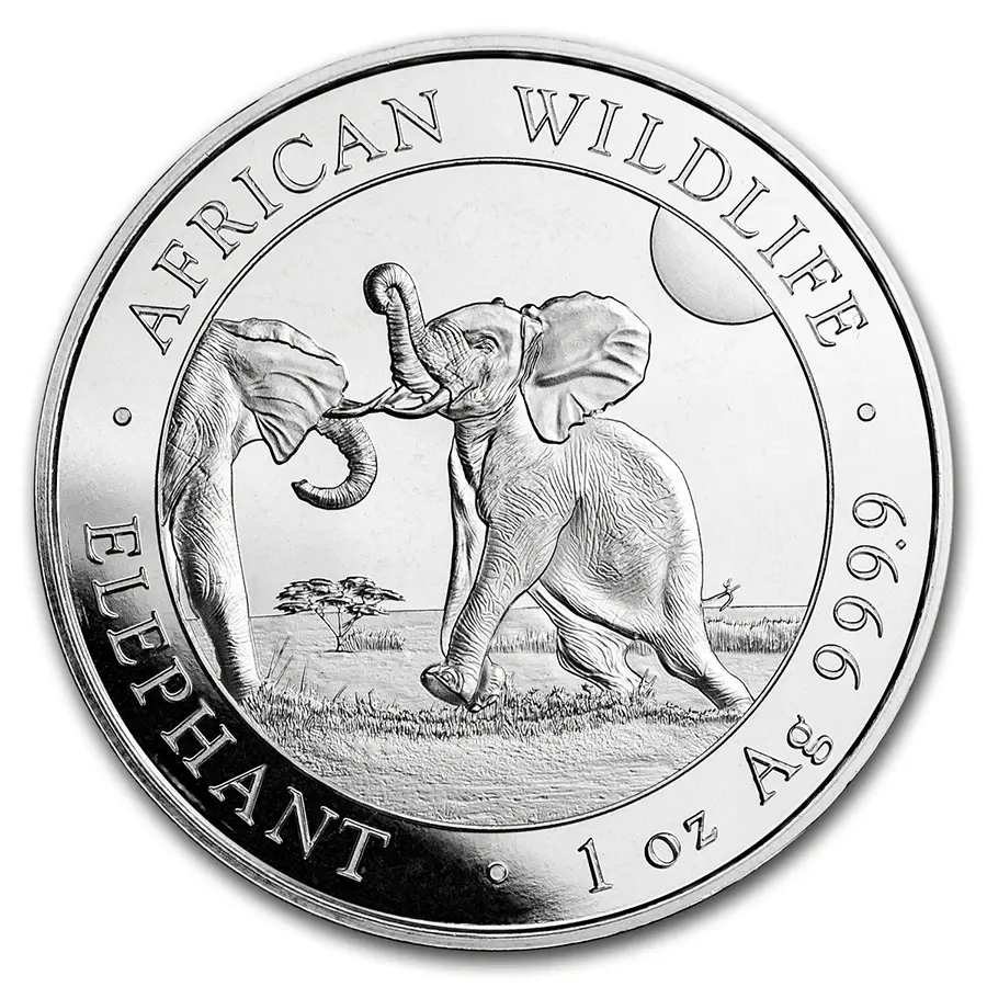 1 ounce Silver Coin - Somalia Elephant 2024