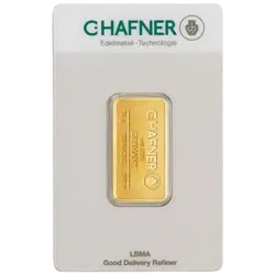 10 grammi Lingotto d’Oro - C. Hafner 