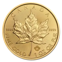 1 Unze Goldmünze - Maple Leaf