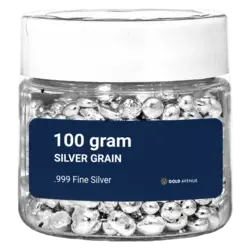 100 Gramm Silbergranulat - GOLD AVENUE