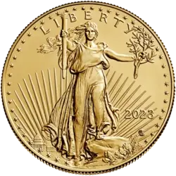 1 Unze Goldmünze - American Eagle 2023