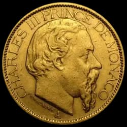 100 Monaco Francs Gold Coin - Mixed Years