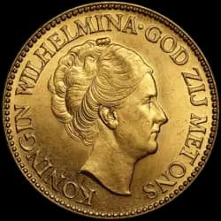 10 Niederländische Gulden Goldmünze - Verschiedene Jahre