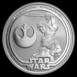 1 once Pièce d'Argent - Star Wars Luke Skywalker 2025 Pièce d'argent 1 once – Star Wars Luke Skywalker 2025 – 1