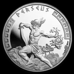 1 once Pièce d'Argent - Héros Grecs Persée 2024 Pièce d'argent 1 once – Héros Grecs Persée 2024 – 1