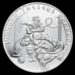 1 Unze Silbermünze - Griechische Helden Theseus 2024 1 Unze Silbermünze - Griechische Helden Theseus 2024 - 1