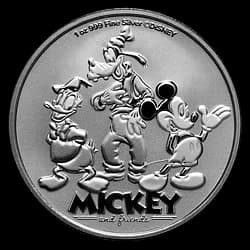 1 once Pièce d'Argent - Disney Mickey et ses Amis 2025 1 once Pièce d'Argent - Disney Mickey et ses Amis 2025 - 1
