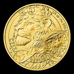 1/4 ounce Gold Coin - Czech Lion 2025 1/4 ounce Gold Coin - Czech Lion 2025 - 1