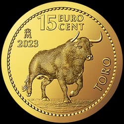1/10 ounce Gold Coin - Spain Bull Reverse Proof 2023 1/10 ounce Gold Coin - Spain Bull Reverse Proof 2023 - 1