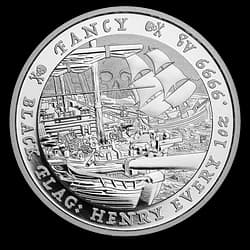 1 once Pièce d’Argent - Drapeau Pirate Le Fancy 2023 1 once Pièce d’Argent - Drapeau Pirate Le Fancy 2023 - 1