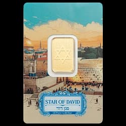 5 grammes Lingot d’Or - Étoile de David 5 grammes Lingot d’Or - Étoile de David - 1