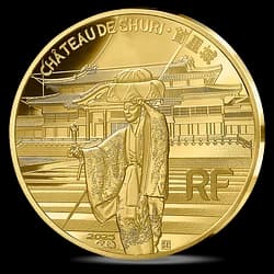 1/4 ounce Gold Coin - Unesco Shuri Castle Proof 2025 1/4 ounce Gold Coin - Unesco Shuri Castle Proof 2025 - 1
