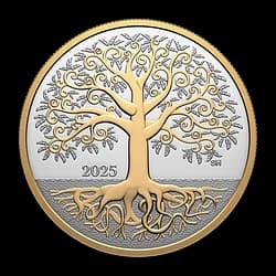 1/2 Unze Silbermünze - Baum des Lebens 1/2 Unze Silbermünze - Baum des Lebens - 1