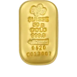 50 gram Gold Bar - PAMP Suisse