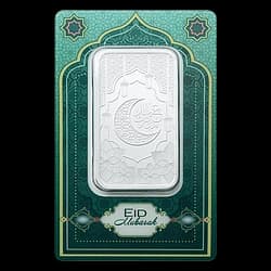 1 ounce Silver Bar - Eid Mubarak 1 ounce Silver Bar - Eid Mubarak - 1