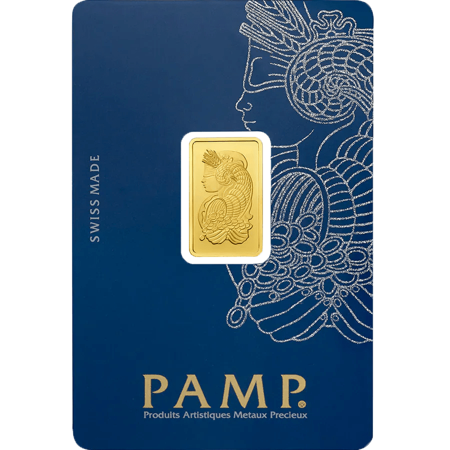 Comprare 5 grammi lingottino d'oro puro 999.9 - PAMP Suisse Lady Fortuna - Veriscan