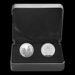 2 Coin Silver Set - 100th Anniversary Queen Elizabeth 2 Coin Silver Set - 100th Anniversary Queen Elizabeth - 1