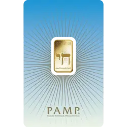 5 gram Gold Bar - PAMP Suisse Am Yisrael Chai 