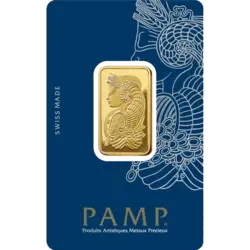 20 grammes lingotin d'or - PAMP Suisse Lady Fortuna