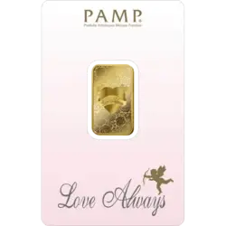 10 grammes Lingotin d'Or - PAMP Suisse Love Always