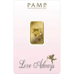 10 gram Gold Bar - PAMP Suisse Love Always