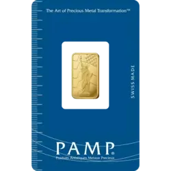 2.5 gram Gold Bar - PAMP Suisse Liberty