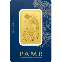 100 grammi lingottino d'oro - PAMP Suisse Lady Fortuna