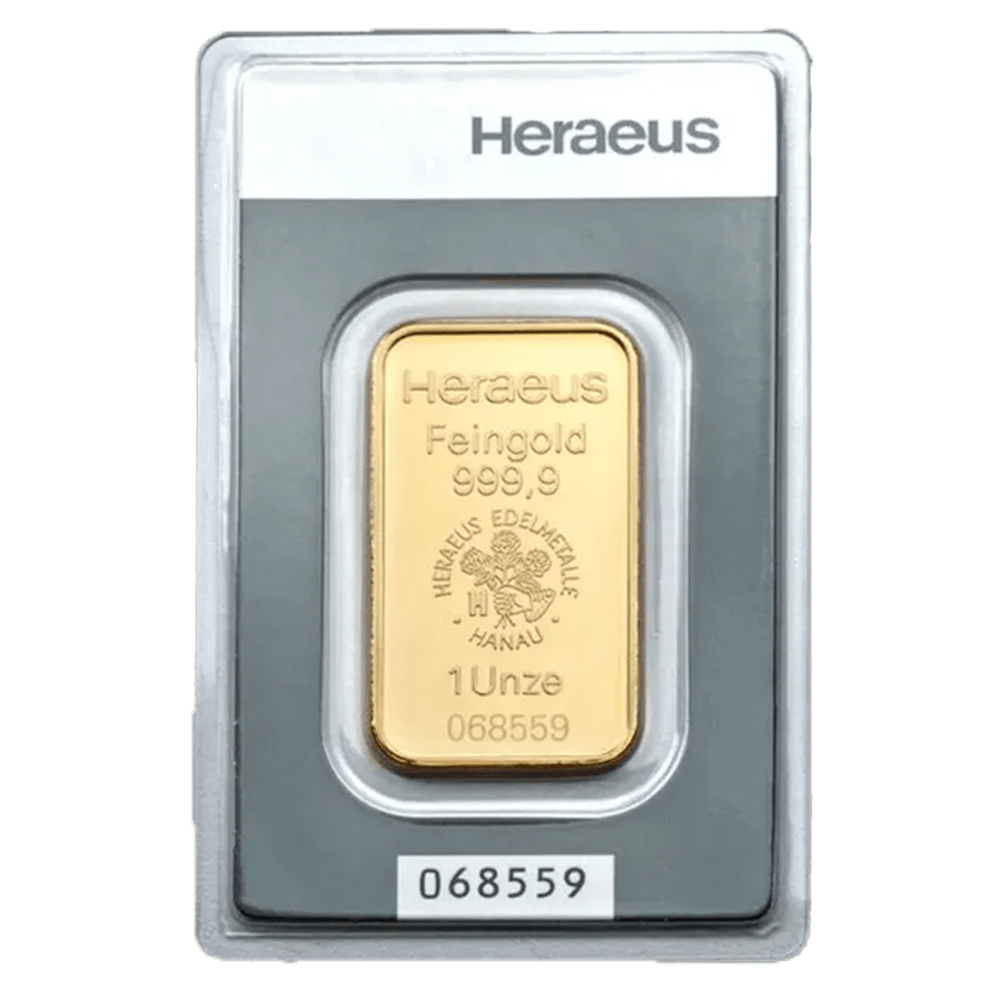 Heraeus gold bars