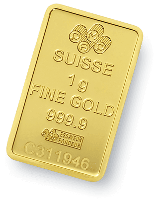 buy gold 1 g minted bar lady fortuna PAMP back