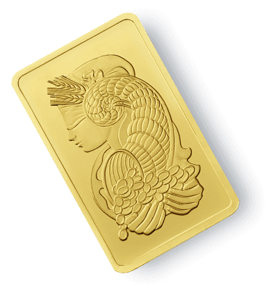buy gold 1 g minted bar lady fortuna PAMP back