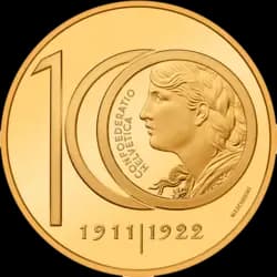 50 Swiss Francs Gold Coin - Vreneli 100 years 50 Swiss Francs Gold Coin - Vreneli 100 years