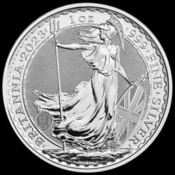 1 ounce Silver Coin - Britannia Charles III - 2023 BU 1 ounce Silver Coin - Britannia Charles III - 2023 BU
