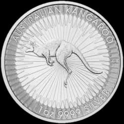 1 ounce Silver Coin - Perth Mint Kangaroo BU - Mixed Years 1 ounce Silver Coin - Perth Mint Kangaroo BU - Mixed Years
