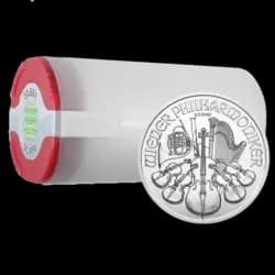 20 Coins Silver Tube - Philharmonic - Mixed Years 20 Coins Silver Tube - Philharmonic - Mixed Years