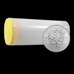 25 Coins Silver Tube - Maple Leaf - Mixed Years 25 Coins Silver Tube - Maple Leaf - Mixed Years
