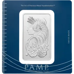 100 gram Silver Bar - PAMP Suisse Lady Fortuna 100 gram Silver Bar - PAMP Suisse Lady Fortuna
