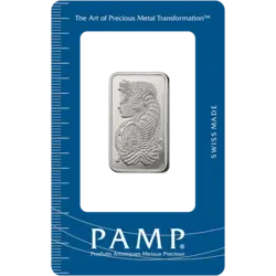 10 grammi lingottino d'argento- PAMP Suisse Lady Fortuna 10 grammi lingottino d'argento- PAMP Suisse Lady Fortuna