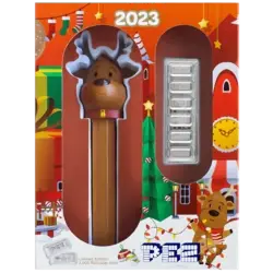 6x5 g PEZ® Reindeer Silver Wafers & Dispenser Gift Set 6x5 g PEZ® Reindeer Silver Wafers & Dispenser Gift Set