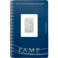 5 gram Platinum Bar - PAMP Suisse Lady Fortuna 5 gram Platinum Bar - PAMP Suisse Lady Fortuna