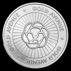 1 ounce Silver Round - GOLD AVENUE 1 ounce Silver Round - GOLD AVENUE