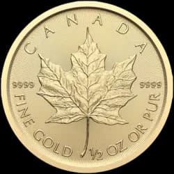 1/2 ounce Gold Coin - Maple Leaf Charles III 2024 1/2 ounce Gold Coin - Maple Leaf Charles III 2024
