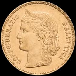20 Swiss Francs Gold Coin - Helvetia - Mixed Years 20 Swiss Francs Gold Coin - Helvetia - Mixed Years