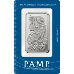 50 grammi Lingottino d'Argento - PAMP Suisse Lady Fortuna 50 grammi Lingottino d'Argento - PAMP Suisse Lady Fortuna