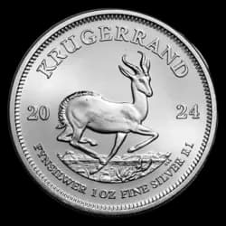 1 ounce Silver Coin - Krugerrand 2024 1 ounce Silver Coin - Krugerrand 2024