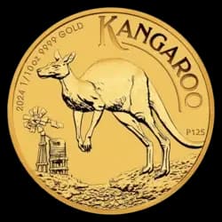 1/10 ounce Gold Coin - Kangaroo 2024 1/10 ounce Gold Coin - Kangaroo 2024