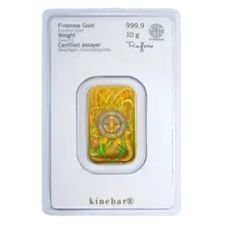 10 gram Gold Bar - Heraeus - Kinebar series 10 gram Gold Bar - Heraeus - Kinebar series